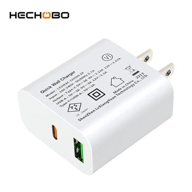 The 20W wall charger is an efficient and powerful device designed to deliver fast and reliable charging solutions for various devices with a high power output of 20 watts, providing convenient access to power supply solutions directly from a wall outlet.